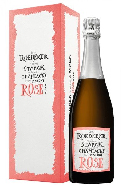 Louis Roederer Philippe Starck Rosé Champagne AOC Brut Nature