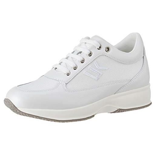 Scarpe Sneakers Donna Lumberjack SWI6711-003.4 – Tessuto E Camoscio, Colore Taupe, Taglia 39