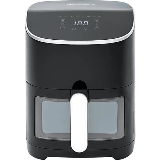 Friggitrice Ad Aria Marianna 5.2 Litri – Display Touch Screen, 9 Programmi, Finestra Trasparente, Temperatura 50-200°C, Timer 1-60 Min, 1600W
