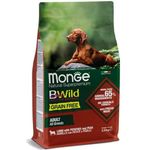 Monge BWild Grain Free All Breeds Adult Cane (Agnello e Piselli) - secco