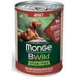 Monge BWild Grain Free All Breeds Adult Cane (Agnello e Zucca) - umido