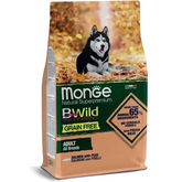 Monge BWild Grain Free All Breeds Adult Cane (Salmone e Piselli) - secco