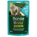 Monge BWild Grain Free Adult Gatto (Merluzzo) - umido