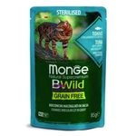 Monge BWild Grain Free Sterilised Adult Gatto (Tonno con Gamberetti) - umido