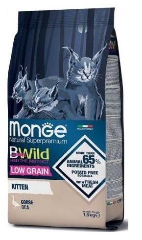 Monge BWild Low Grain Kitten (Oca) - secco, Confronta prezzi