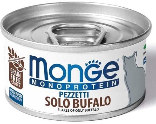 Monge Monoproteico Gatto Sfilaccetti Solo Bufalo - umido