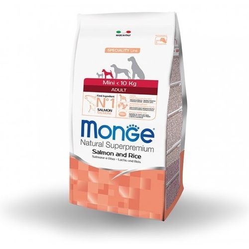 Monge Natural Superpremium Adult Mini Cane (Salmone e Riso) - secco