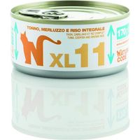 Natural Code XL11 Tonno Merluzzo e Riso Integrale per Gatto