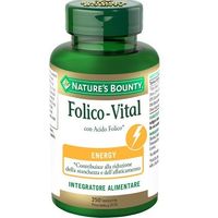 Nature's Bounty Folico-Vital con Acido Folico Tavolette