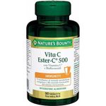 Nature's Bounty Vita C Ester-C 500 con Vitamina C e Bioflavonoidi Tavolette