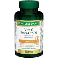 Nature's Bounty Vita C Ester-C 500 con Vitamina C e Bioflavonoidi Tavolette