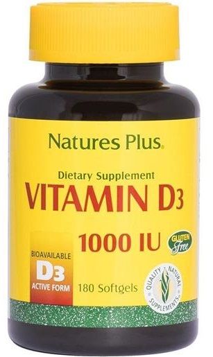 Natures Plus Vitamina D3 1000UI Perle