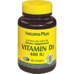 Natures Plus Vitamina D3 400 UI Capsule