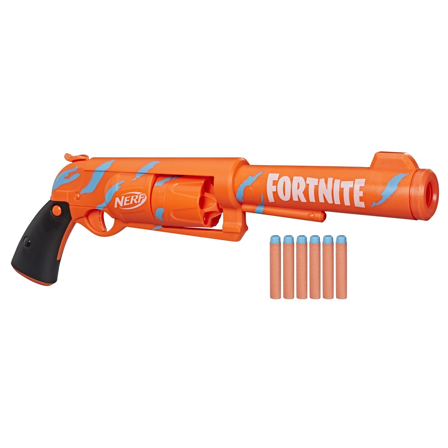 Nerf Fortnite TS Lanzador De Dardos Mega – Réplica Del Videojuego Con Bombeo, Incluye 8 Dardos Y Almacén En Culata