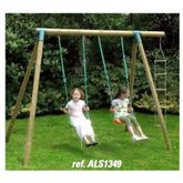 New Plast Altalena in legno Fiordaliso