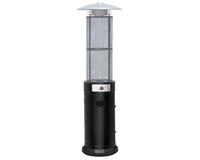 TERMOPATIO STUFA A GAS FUNGO PER ESTENO INTERNO 13 KW 30 MQ RADIANTE BIANCO