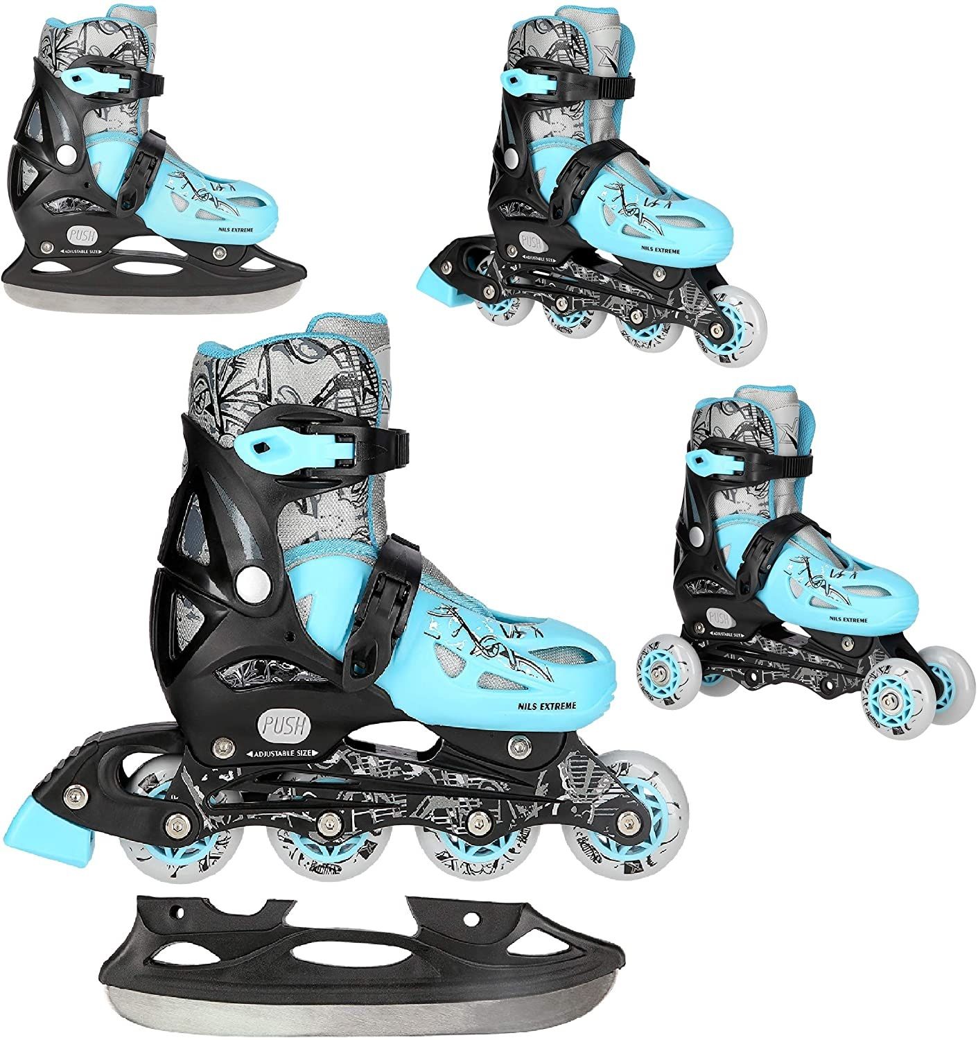 Pattini in linea Nextreme Firewheel Pro nero