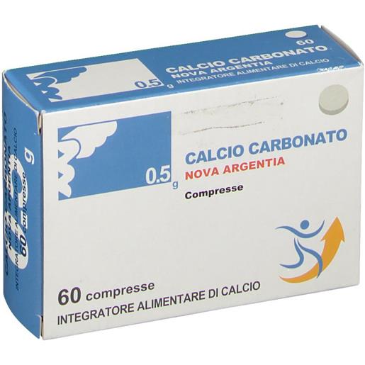 NOVA ARGENTIA - Calcio Carbonato 0,5 G - Bone Health Supplement 100 Capsules