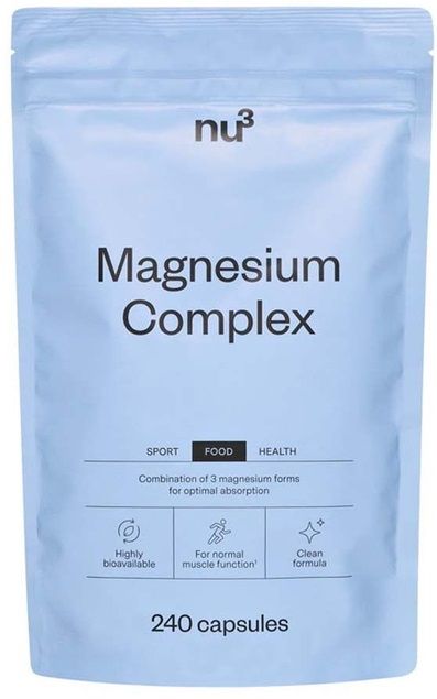 NU3 Magnesium Complex Energetico Capsule