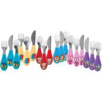 Nuby Set posatine in acciaio inox 12m+