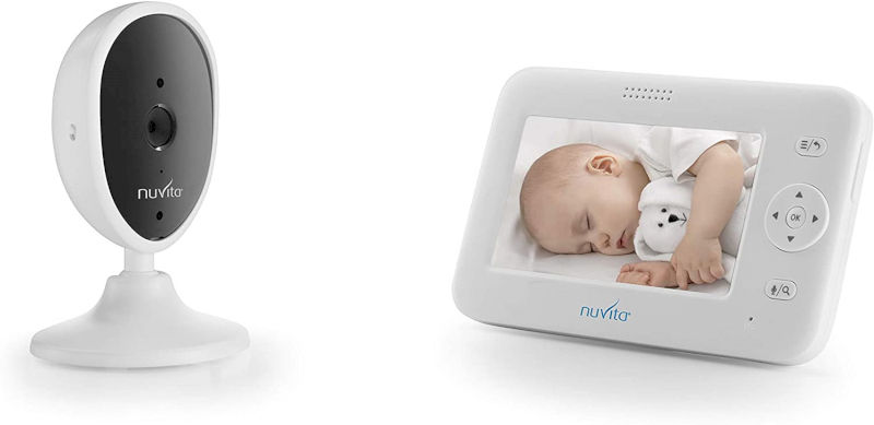 HÜH! Baby Monitor Video e Audio - Sorveglianza Interna per Neonati, Culla,  Lettino, Altalena - Con Radioline e Monitor Wireless