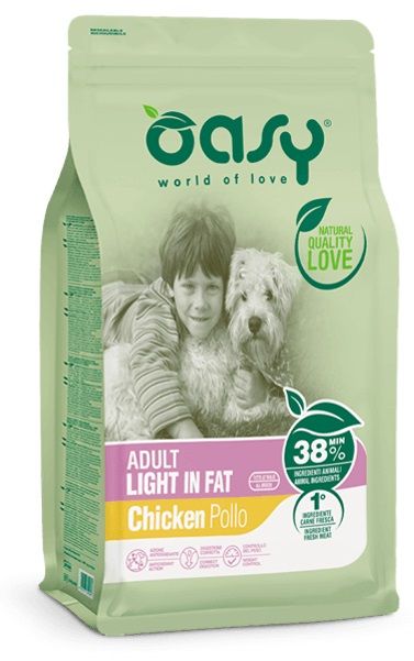 Oasy Adult Light in Fat Cane (Pollo) - secco