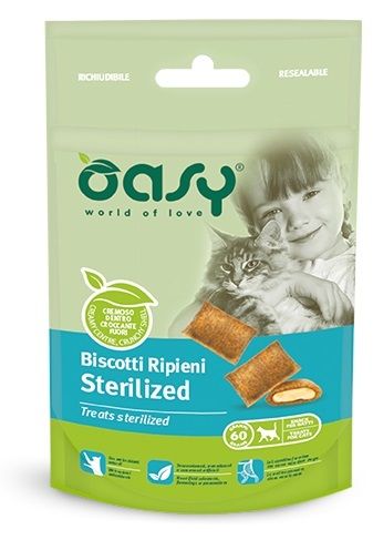 Oasy Biscotti Ripieni Sterilized Gatto