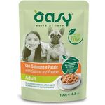 Oasy Straccetti in Salsa Adult Cane (Salmone e Patate) - umido