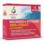 Optima Colours Of Life Magnesio e Potassio 100% Citrati Bustine