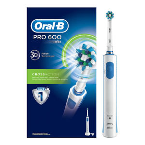 PRO 6000 Braun Oral-B CrossAction spazzolino elettrico ricaricabile con  Bluetooth bianco - Cura Corpo igiene orale - ClickForShop