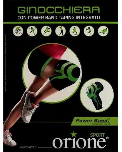 Orione 488 Ginocchiera Power Band Taping Integrato
