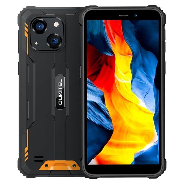 Cover Per Oukitel WP32 + 2 Pellicole Vetro Temperato - Custodia Morbida In Silicone TPU Antiurto (Nero)