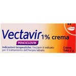 Vectavir 1% Crema 2g - Trattamento Antivirale per Herpes Labiale