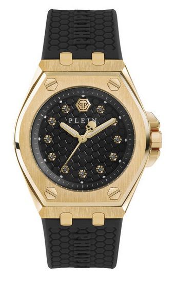 Philipp Plein Orologio Digitale Al Quarzo The G.O.A.T. - Cassa 44mm Acciaio, Cinturino Oro Rosa - 5
