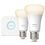 Philips Starter Kit Hue LED 2x9W E27 + Bridge