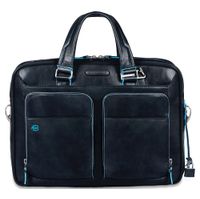 Piquadro Blue Square Borsa Sottile Porta Computer e Porta iPad a Due Manici