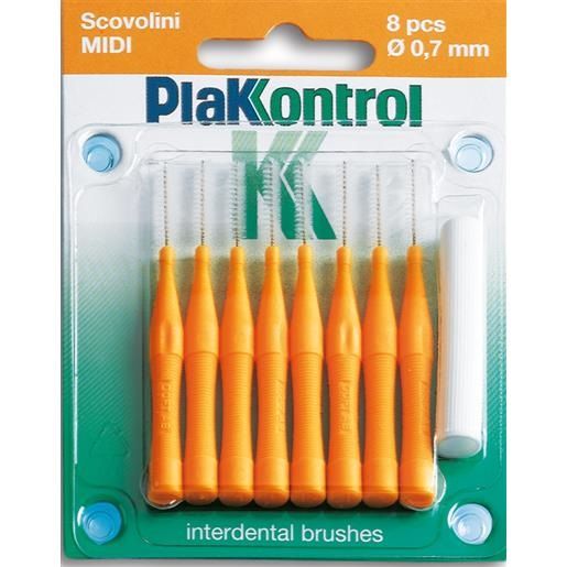 Plakkontrol Scovolini 0,9mm Con Manico Intercambiabile 10 Pezzi