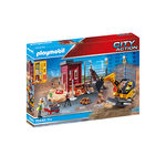 Playmobil City Action Mini escavatore con cantiere