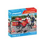 Playmobil City Action Moto dei Pompieri