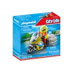 Playmobil City Life Soccorritore con moto
