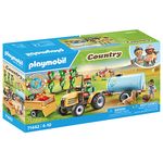 Playmobil Country Trattore con rimorchio e cisterna