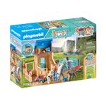 Playmobil Horses of Waterfall Stalla con recinto