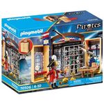 Playmobil Pirates Play Box Avamposto della Marina con pirata
