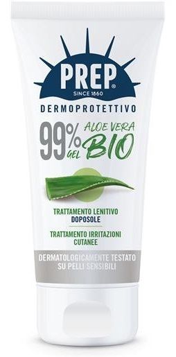 Prep 99% Gel Aloe Vera Bio Trattamento Lenitivo Doposole