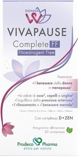Prodeco Pharma Donna W Vivapause Complete FF Compresse