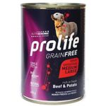 Prolife Pet Grain Free Sensitive Adult Medium Large Cane (Manzo e Patate) - umido