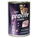 Prolife Pet Sterilised Sensitive Adult Medium/Large Cane (Maiale e Riso) - umido
