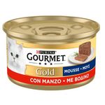 Purina Gourmet Gold Mousse (Manzo) - umido