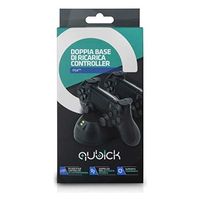 Qubick Doppia Base di Ricarica Controller PS4