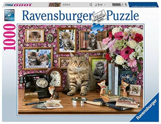 Puzzle mistico da 1000 pezzi con gatto nero per adulti e adolescenti